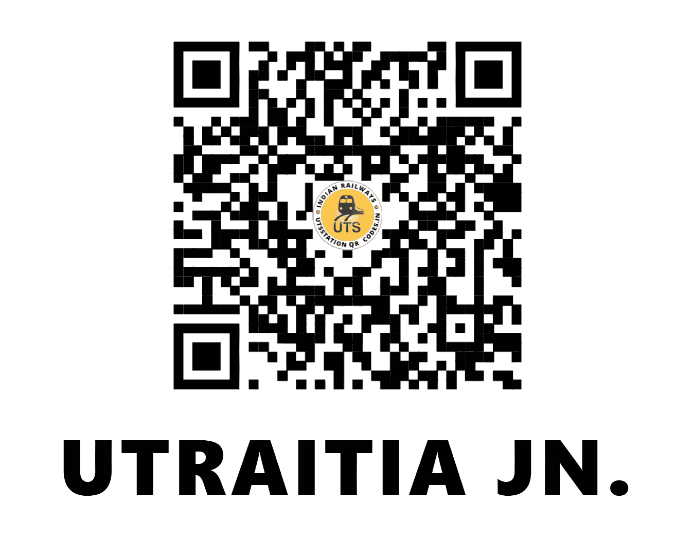 UTS QR Code for UTRAITIA JN. - UTR (NR - UTTAR PRADESH)